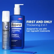 Mens Rogaine Hair Thickening 2 in 1 Shampoo & Conditioner, 8.4 fl. oz