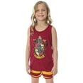 thumbnail image 6 of Harry Potter Girls' Hogwarts House Crest 2 PC Tank Top Shorts Pajama Set - Gryffindor Slytherin Hufflepuff Ravenclaw, 6 of 6