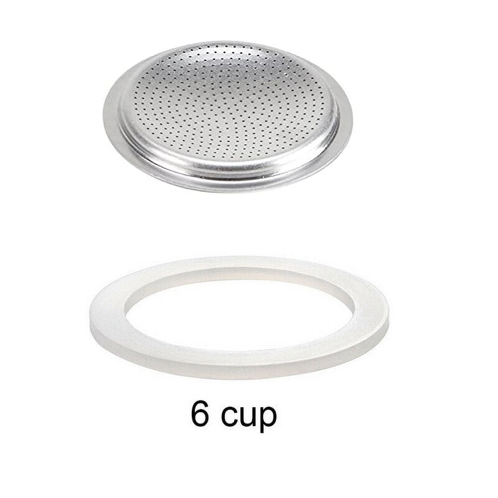 5Pcs Silicone Gaskets Washers Sealing Ring For Espresso Pots Coffee Moka Replace 