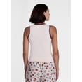 thumbnail image 3 of Peanuts Women's and Women's Plus Size Snoopy Pumpkin Sleep Tank Top, Sizes XS-2X, 3 of 5