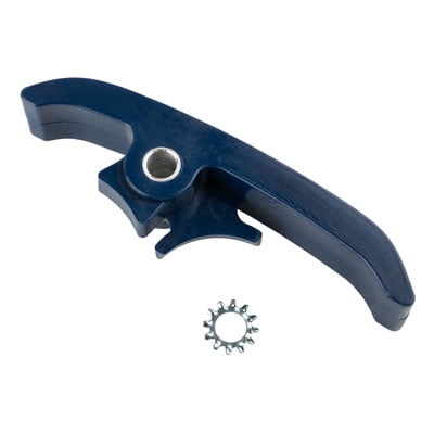 T.M. Designworks Lower Frame Mount Powerlip Chain Pad Blue