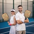 thumbnail image 6 of Pickleball Paddles Set,Pioneer Flower Floral Print Pattern Fiberglass Surface Pickleball Racket Set with 2 Indoor Outdoor Pickleball Balls and Pickleball Bag,Pickle-ball Equipment, 6 of 6