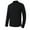 Black, variant on Dagegui Quarter Zip Up Shirts for Men Long Sleeve Mock Neck T-Shirts Big and Tall Workout Fitness Tees Lightweight Running Sport Shirt Fall Tops Black L