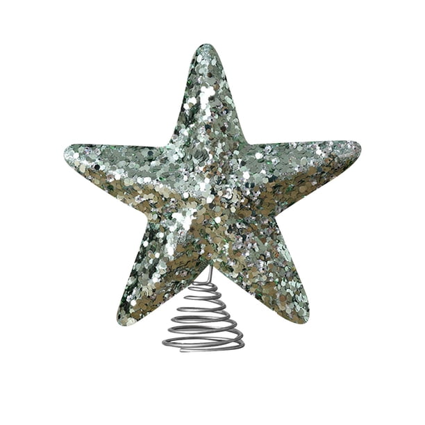Decoraciones Del Árbol de Navidad Decoración Del Árbol de Navidad con Cinco Estrellas Punteadas en Tres Dimensiones