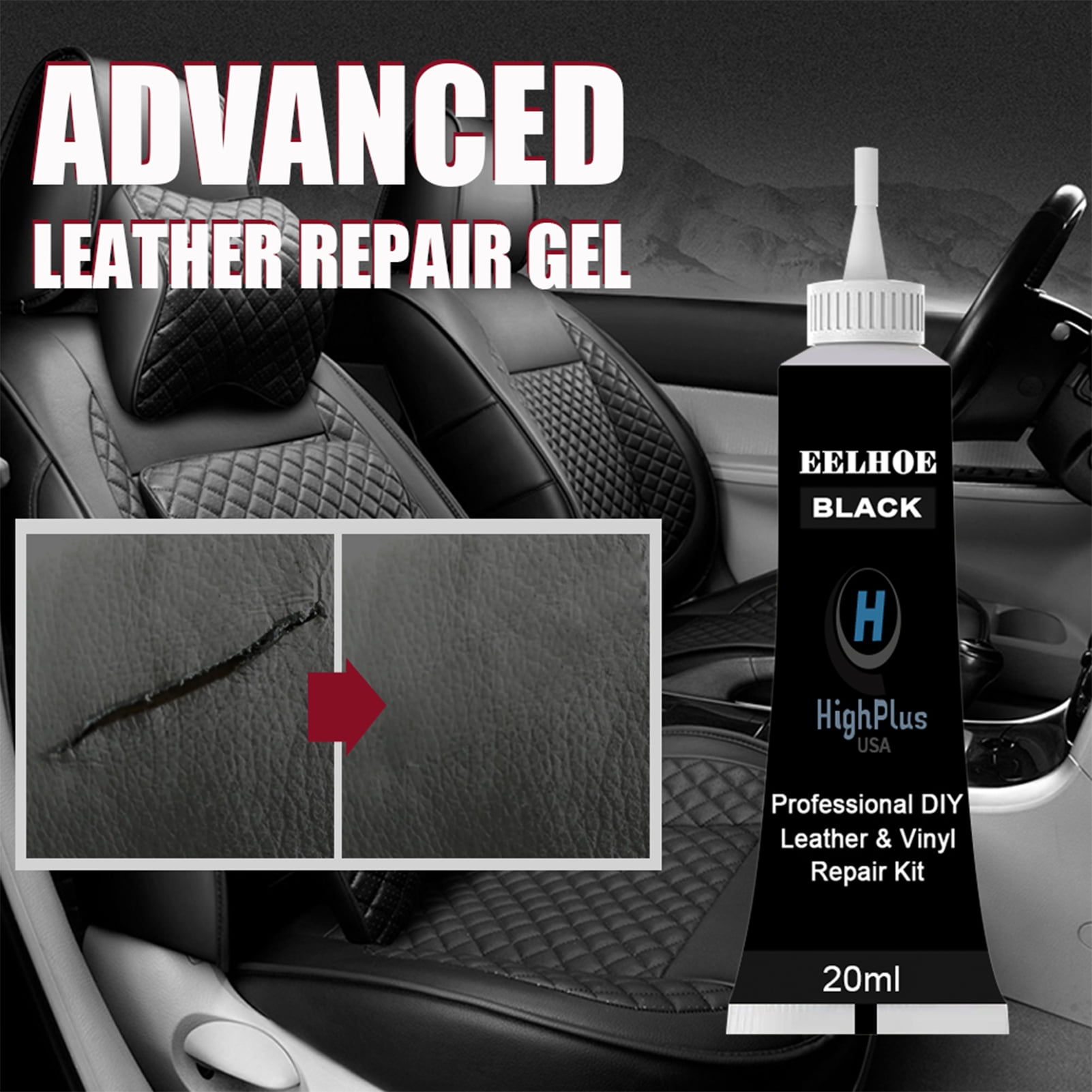 Eelhoe Professional Diy Leather And Vinyl Repair Kit DIY Craft