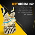 thumbnail image 3 of YYBD 9005 Fog Light Bulb, 6500K 30000LM, Plug and Play, 2-Pack, Suitable for Cars, 3 of 9