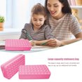 thumbnail image 2 of Estuche para lápices Silicona Empuje Burbuja Dedo Juguetes Descompresión Artesanía (Rosa) Likrtyny juguetes de los niños, 2 of 8