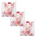 thumbnail image 7 of Dreamtimes Piglet in Santa Claus Hat Baby Muslin Washcloths Face Towel, 3 PCS Funny Christmas Burp Cloths Cotton Wipes Infant Wash Cloth for Newborn Boys Girls 12x12 inches, 7 of 7