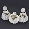thumbnail image 6 of Higoodz 3Pcs Durable Badminton Shuttlecocks for Outdoor Indoor Ball Sport Training Entertainment, Training Badminton, White Badminton, 6 of 8