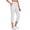 Z31-White, variant on XINPING Pull On Capri Pants for Women 7/8 High Waisted Comfortable Stretch Ankle Business Golf Casual Travel Athletic Work With Pockets S