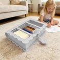 thumbnail image 6 of Book Storage Box Exquisitely Carved Desktop Decorative Storage Organizer for Home Desk Use, 6 of 9