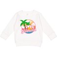thumbnail image 2 of Inktastic I Love Florida with Ocean and Palm Trees Toddler Sweatshirt, 2 of 4