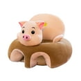thumbnail image 2 of Clearance!Animal Shaped Baby Sitting Chair Baby Support Sofa Chair Cover Cute Infant Toddler Floor Seat Loungers Sitting Chair for Learning to Sit (Piglet, 40cm*55cm*55cm), 2 of 9