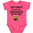 thumbnail image 3 of Inktastic Future Firefighter Like My Uncle Boys or Girls Baby Bodysuit, 3 of 5