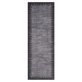 thumbnail image 7 of COZONY Modern Bordered 2'x6' Runner Rug, Washable Low Pile Non-Slip Soft Hallway Carpet for Entryway, Black Gray, 7 of 7