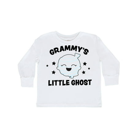 

Inktastic Cute Grammy s Little Ghost with Stars Gift Toddler Toddler Girl Long Sleeve T-Shirt
