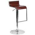 thumbnail image 3 of Flash Furniture Plastic Adjustable Bar Stool in Orange, 3 of 8