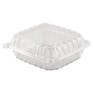 Hefty™ 1 Compartment Clear Medium Hinged Lid Containers 125 ct Bag