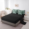 thumbnail image 5 of Erosebridal Black Raven 7-Piece Twin Bedding Sets,Natural Plant Floral Bedding Comforter Set For Men Women,Reversible, 5 of 7