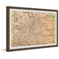 thumbnail image 2 of Marmont Hill Map of Colorado Framed Wall Art, 2 of 5