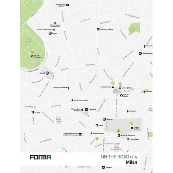 Milan: On the Road City Architecture Guides (Paperback)