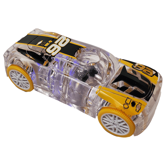 No. 26, LED Light Up Pull Back Race Car, Toy Vehicle for Kids 3 and Up