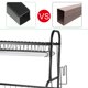 thumbnail image 3 of Estante para platos Advancent soporte de 2 niveles organizador de encimera Acero inoxidable Negro, 3 of 6