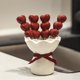 thumbnail image 4 of Postre lindo, tenedor de frutas, vajilla para el hogar, tanque de almacenamiento de cerámica creativa de alto valor, juego de tenedor pequeño de acero inoxidable, 4 of 5