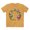 Mustard, variant on Letter O Graphic Design Tee Unisex 100 Cotton With Antique Gold Letters Artwork T-Shirt