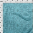 thumbnail image 3 of oneOone Cotton Poplin Twill Aqua Blue Fabric Moire Sewing Material Print Fabric By The Yard 56 Inch Wide, 3 of 4
