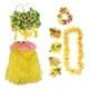 thumbnail image 2 of 8/set hawaiano hierba flor guirnalda Lei conjunto verano Luau traje de fiesta 80cm Zulema Falda Hula Grass, 2 of 8