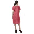 thumbnail image 4 of Moomaya Short Sleeve Dresses Women Scoop Neckline Solid Dresses With Pockets, 4 of 6