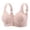Gray, variant on Bras for Women Comfy Seamless Bra Plus Size Front Closure Wireless Bra Womens Convenient Lightly Padded Floral Stretchy Bralette Adjustable Straps Everyday Wear 40