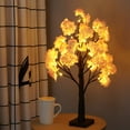 thumbnail image 5 of Gnmfd Cherry Blossom Tree LED Lights Christmas Party Home Decoration Flower Glowing Tree for Indoor Table Living Room Dining Room Holiday Event Decorative Lights Christmas Lights Outdoor Fairy Lights, 5 of 7