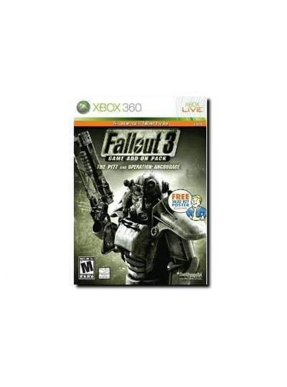Fallout 3 Game Add-On Pack Pitt and Operation: Anchorage Microsoft Xbox 360 Complete
