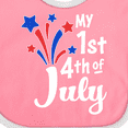 thumbnail image 4 of Inktastic My 1st 4th of July Fireworks Boys or Girls Baby Bib, 4 of 4