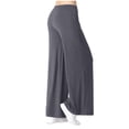 thumbnail image 4 of Wide Leg Pants Women Modal Cotton Soft Casual Lounge Comfy Stretch Sleepwear Workout Gym Yoga Pants with Pockets, 4 of 7