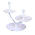 thumbnail image 2 of HOZVOMI Tiered Serving Stand, Multi Level Dessert Tray for Party Wedding, Snack and Fruit Display Platter for Table Decor, 2 of 6