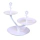 thumbnail image 2 of Plato De Cristal Transparente Para Dulces, Soporte De Postres De Tres Niveles, Diseo De 3 Niveles, Ideal Para La Sala De Estar, Fiestas, Aperitivos De Boda, Bandeja Transparente Para, Ukhbmc, 2 of 6