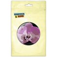 thumbnail image 1 of Purple Orchid Pinback Button Pin Badge, 1 of 2