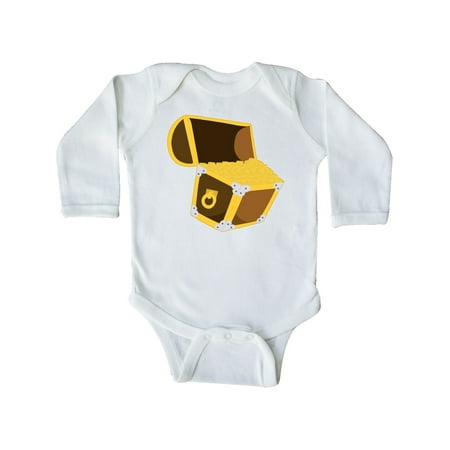 

Inktastic Treasure chest Gift Baby Boy or Baby Girl Long Sleeve Bodysuit