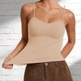 thumbnail image 3 of Women's Tummy Control Shapewear Tank Tops Shapewear Camisoles with Built in Bra Tummy Control Compression Tank Tops for Women Body Shaper Padded Tanks, 3 of 4