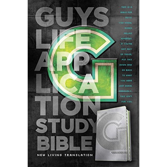 Pre-Owned Guys Life Application Study Bible-NLT-Iridium (Imitation Leather) 1414380801 9781414380803