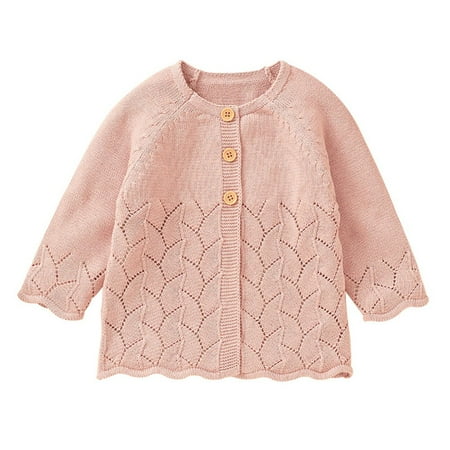 

Promotion!Newborn Baby Infant Girl Boy Knitted Cardigan Sweater Kid Fall Winter Long Sleeve Warm Button Jacket Coat Outerwear