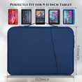 thumbnail image 2 of Funda para tablet NBOXUMG 31 x 24 x 2,5 cm con asa, azul, 2 of 6