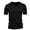 Black, variant on LYEAA Mens T Shirts Casual Short Sleeves Three Buttons Crew Neck Fitted Summer Pullover T-shirts Solid Soft Comfortable Breathable Men's Tops Black L