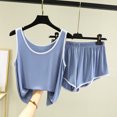 thumbnail image 2 of cfhntfmh Womens Pajamas Set Soft Comfy Sleeveless Sleepwear Tank Top and Shorts Pj Set Summer 2 Piece Loungewear M-XXl, 2 of 5