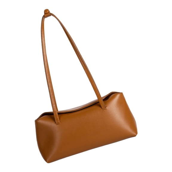 Spacious Casual Bag With Comfortable Strap Practical Shoulder Purse Wear Resistant PU Evening Bag For Work Travel