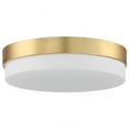 thumbnail image 5 of Access Lighting LED Flush Mount in Antique Brushed Brass Color, 5 of 8