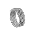 thumbnail image 4 of Qarigey Anillo Unisex Acero Anillo Mujer Hombre Malla Anillo Universal Múltiples Tamaño Mano Pareja Joyería, Blanco, Talla 17 Ropa, zapatos y accesorios Miscelánea blanco dieciocho Qarigey AP000808-02, 4 of 6